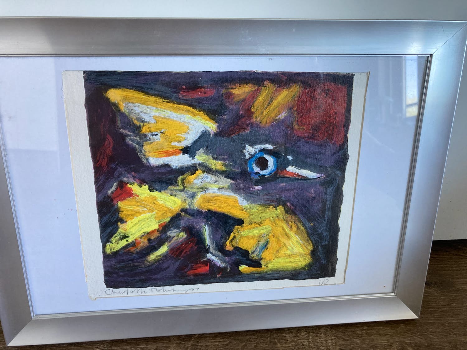 Charlotte Molenkamp - Kleurenzeefdruk z.t. verkocht voor € 70!