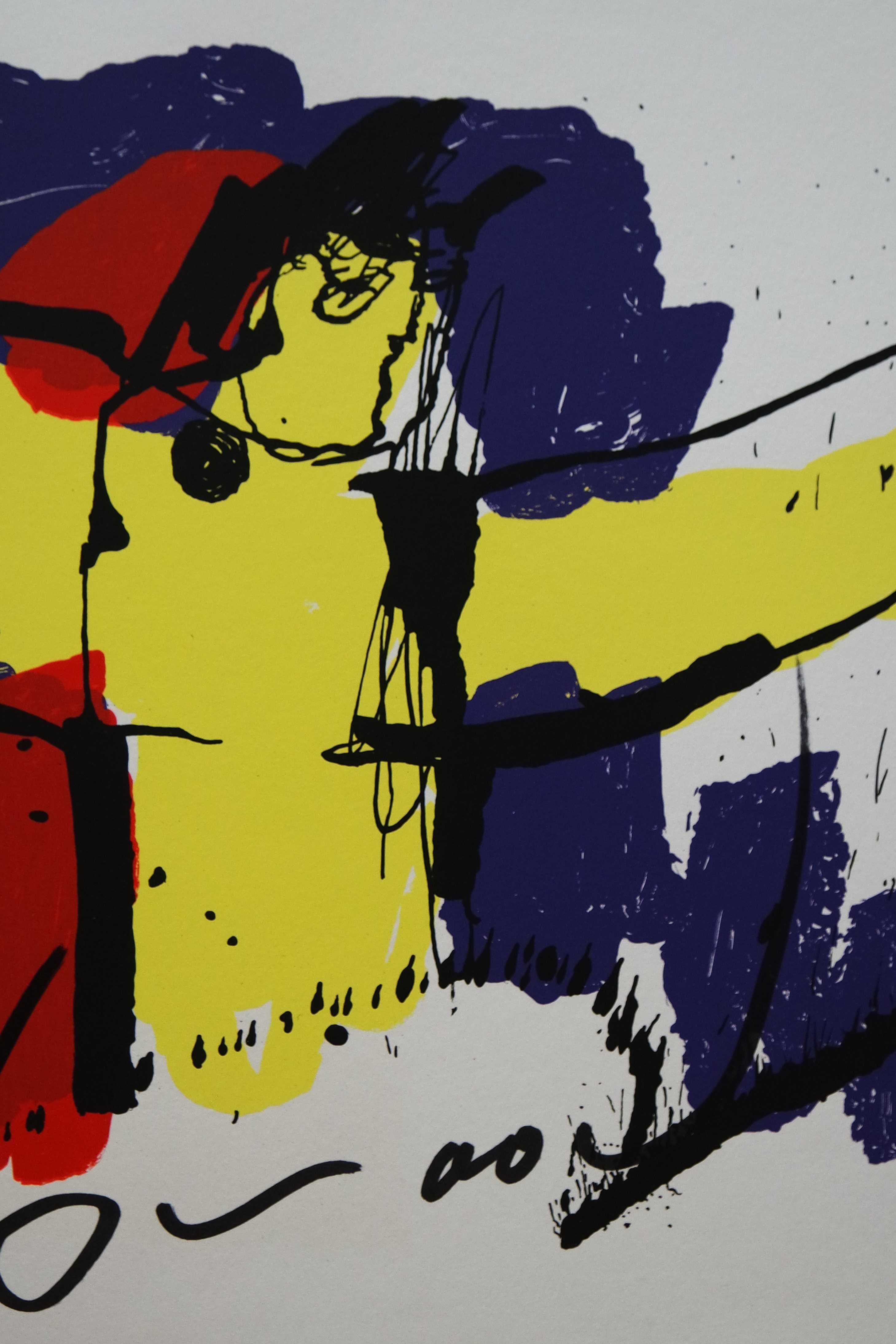 Herman Brood - zeefdruk op dik papier - "Brasil God" kopen? Bied vanaf 145!