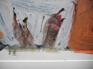 Piet Warffemius - De originele ( gouache )" de reis " en bijbehorende zeefdruk ( 2 stuks !! ) kopen? Bied vanaf 200!
