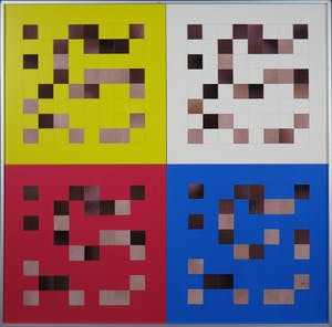 Roy Villevoye - Collage, Chessboard - Ingelijst kopen? Bied vanaf 70!