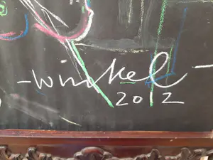 Michael Winkel - Krijttekening, vrouwelijk schoon kopen? Bied vanaf 35!