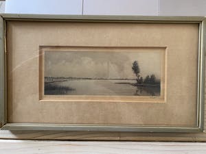 Dirk Harting - Landschap met water kopen? Bied vanaf 25!