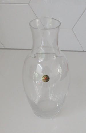 Royal Leerdam - Elegante Blank kristallen vaas kopen? Bied vanaf 28!