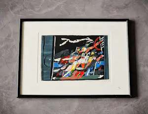 Gerhard Wendland - Original-Farblithographie von 1974 - handsigniert - probedruck - gerahmt kopen? Bied vanaf 65!