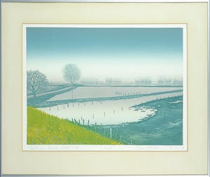 Buy Hans Heijman - Kleurenets, Taal van land en water - Ingelijst? Bid from 35!