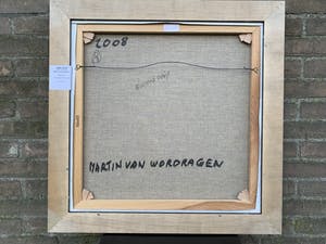Martin van Wordragen - Olieverf op doek - Slapend vosje (60x60) kopen? Bied vanaf 350!