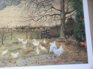 Niet of onleesbaar gesigneerd - Boerenerf met kippen kopen? Bied vanaf 10!