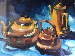 Niet of onleesbaar gesigneerd - Koffie- en theepotten kopen? Bied vanaf 1!