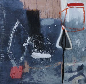 Anna Verrijt - Zeefdruk op papier op hout, Heksenkring kopen? Bied vanaf 1!