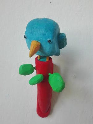 Peter Bastiaanssen - Vogel op tak, zonder titel kopen? Bied vanaf 90!