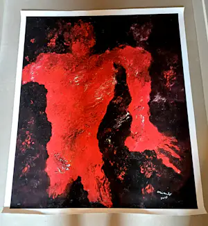 Armando - Giclee op linnen: Gestalt (groot werk) kaufen? Bieten Sie von 175!