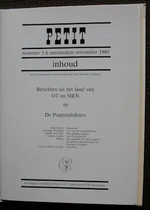 Nicolaas Wijnberg - Litho + boekje Petit 5&6 - 1980 kopen? Bied vanaf 55!