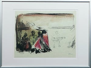 Luis Filcer - Zeefdruk, Zonder titel XXXI- Ingelijst kopen? Bied vanaf 1!