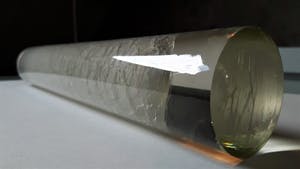 Niet of onleesbaar gesigneerd - Design cilindervaas met inwendig craquelé kopen? Bied vanaf 1!