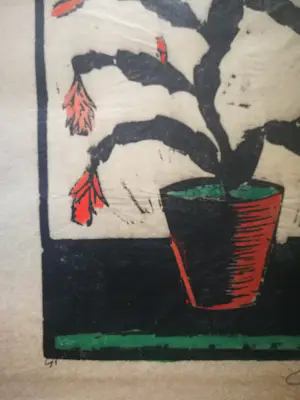 Jac. de Beer - Bloeiende cactus. kopen? Bied vanaf 79!
