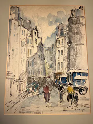 Buy Albert Zwartjes - Rue la grande Truanderie (Paris)? Bid from 65!