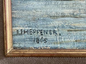 Jan Heppener - Zomerlandschap langs de Vliet bij Leidschendam kopen? Bied vanaf 2000!