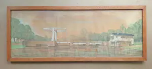 AcheterWillem Marinus Dudok - Brug met woonhuis, Vreeland (1939)? Enchérissez de 400!