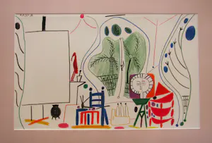 AcheterPablo Picasso - ATELIER VILLA CALIFORNIE 1955 CERCLE d´ART PARIS? Enchérissez de 250!
