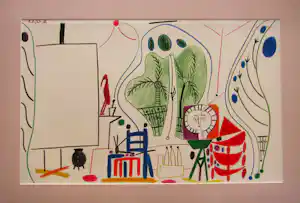 AcheterPablo Picasso - ATELIER VILLA CALIFORNIE 1955 CERCLE d´ART PARIS? Enchérissez de 250!