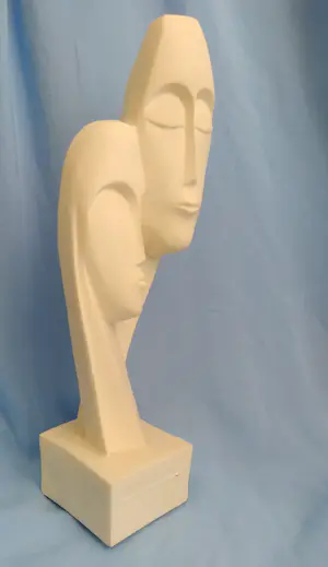 Niet of onleesbaar gesigneerd - Ontroerend beeld van toewijding, albast kopen? Bied vanaf 1!