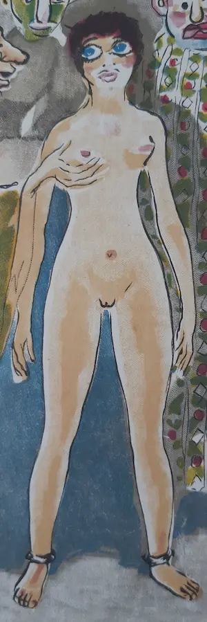 Kees van Dongen - houtgravure - Les Experts kopen? Bied vanaf 50!