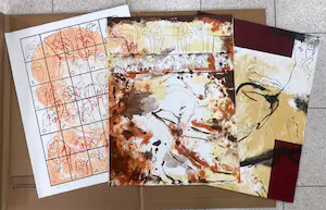 Vittorio Roerade - Dick Tasma & Hans Thomann, Map met 3 litho's kopen? Bied vanaf 50!