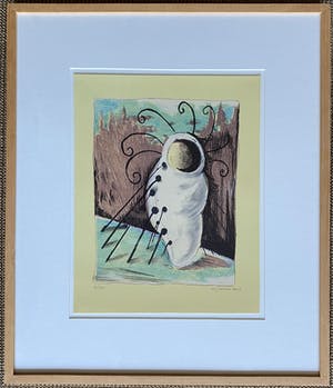 Nour Edinne Jarram - Wit abstract wezen kopen? Bied vanaf 25!