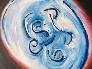 Jack Vissers - Vreemde planeet - acryl op karton kopen? Bied vanaf 1!