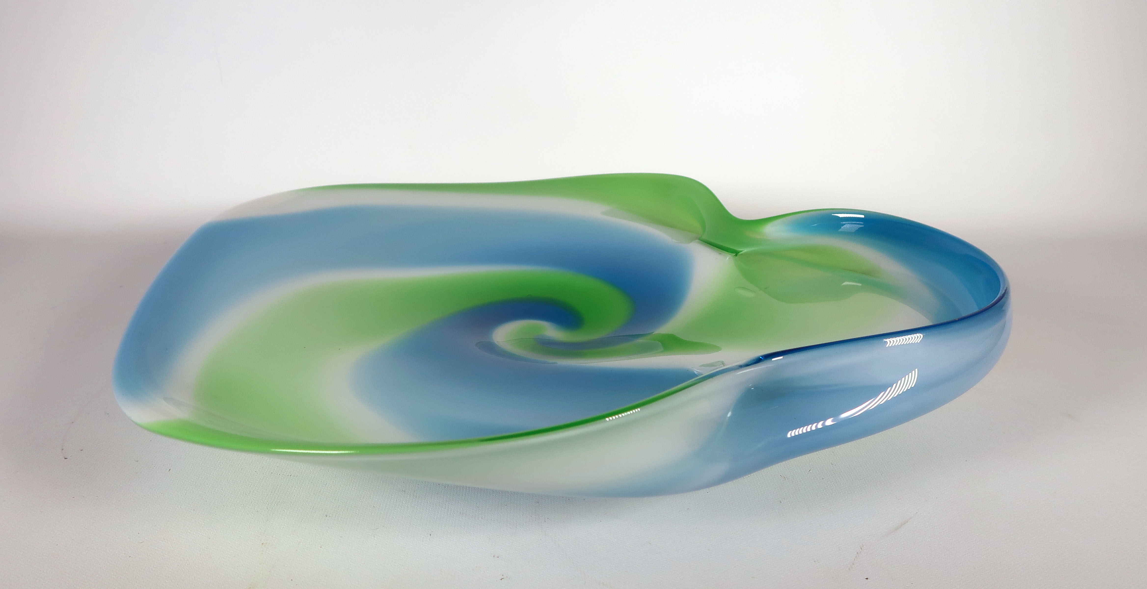 Willem Heesen - Glas, unica schaal met spiraalvorm kopen? Bied vanaf 100!