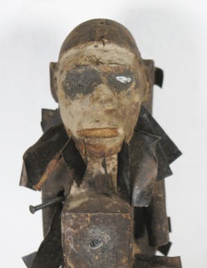 Bakongo - Krachtbeeld met ijzer en spiegelogen kopen? Bied vanaf 1!