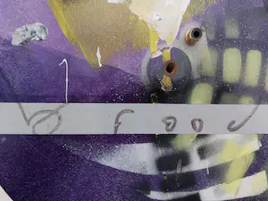 Herman Brood - handbeschilderde drumpad + HBM certificaat kopen? Bied vanaf 340!