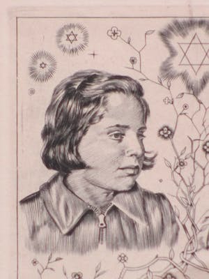 Wim Zwiers - Drie Joodse Meisjes - Gravure kopen? Bied vanaf 35!