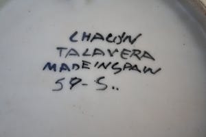 Niet of onleesbaar gesigneerd - Drie Prachtige Keramische Zeer Oude Borden gemaakt in Talaverda (Spanje) en Ver kopen? Bied vanaf 1!