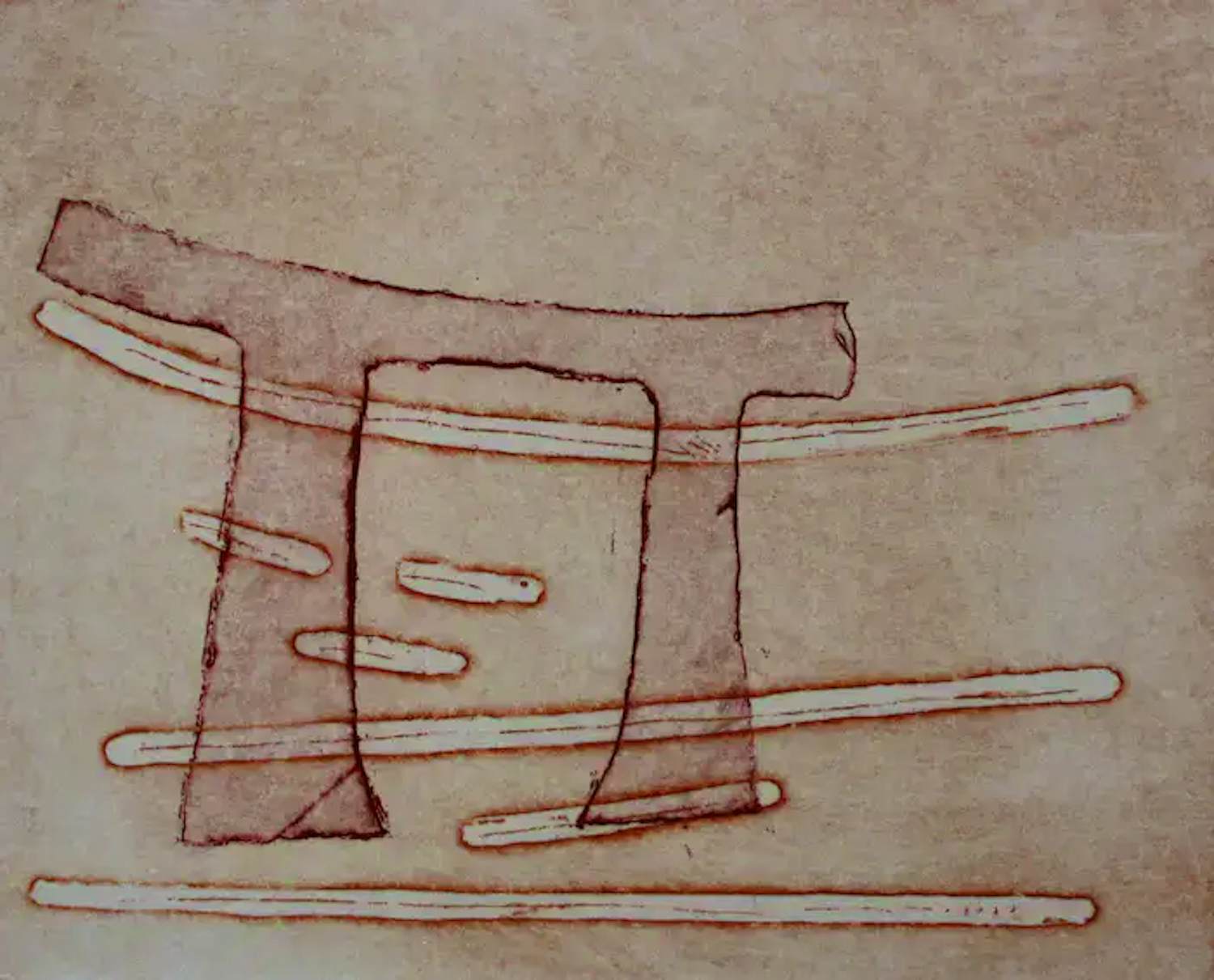 Jan Montyn - ets: Temple Japan (oplage 10 stuks) verkocht voor € 115!