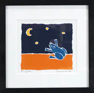 Hans Innemee - Blauwe kikker verkocht voor € 50!