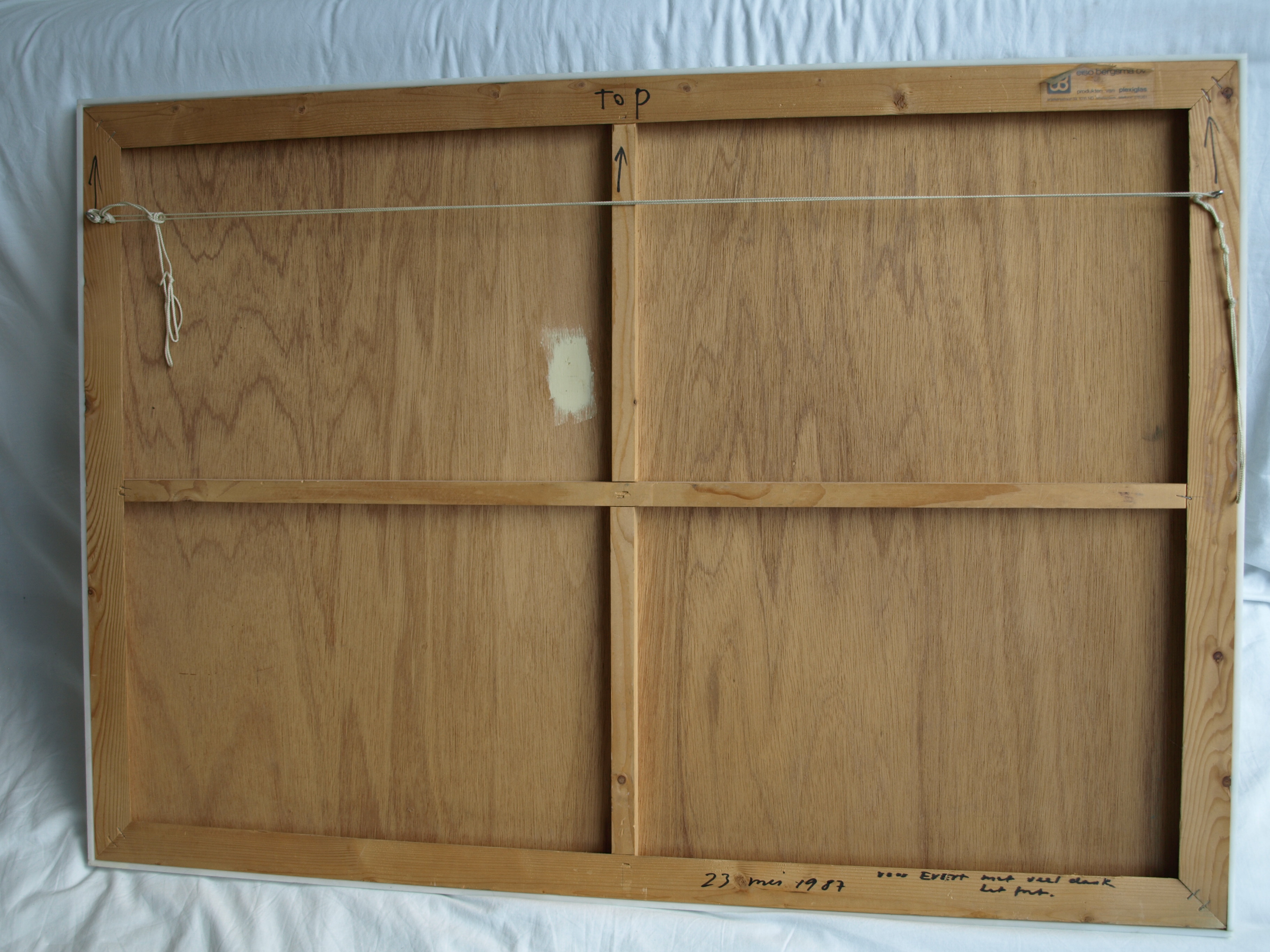 Niet of onleesbaar gesigneerd - Pastel , Abstracte compositie – 72 x 102 cm - 1985  kopen? Bied vanaf 1!