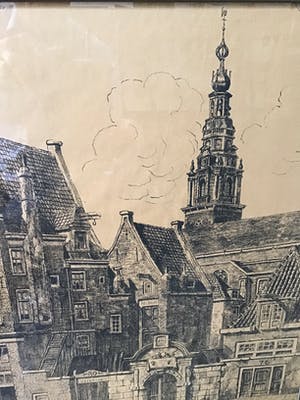 Niet of onleesbaar gesigneerd - Zuiderkerkhofpoortje kopen? Bied vanaf 1!