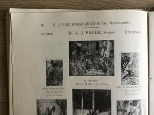 Marius Bauer - Ets. Een Turkse slager. kopen? Bied vanaf 25!