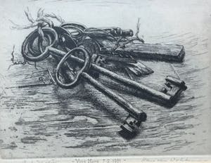 Hans van Dokkum - A5428-2, De sleutels van Wijsheid en Geluk kopen? Bied vanaf 45!