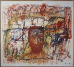 Pieter Haan - Acryl op doek, Breitner symfonie - Ingelijst (Groot) kopen? Bied vanaf 1!