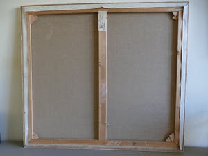 Wil van Leeuwen - Wil van Leeuwen: Olieverf op doek, Abstract - Ingelijst (groot) kopen? Bied vanaf 450!