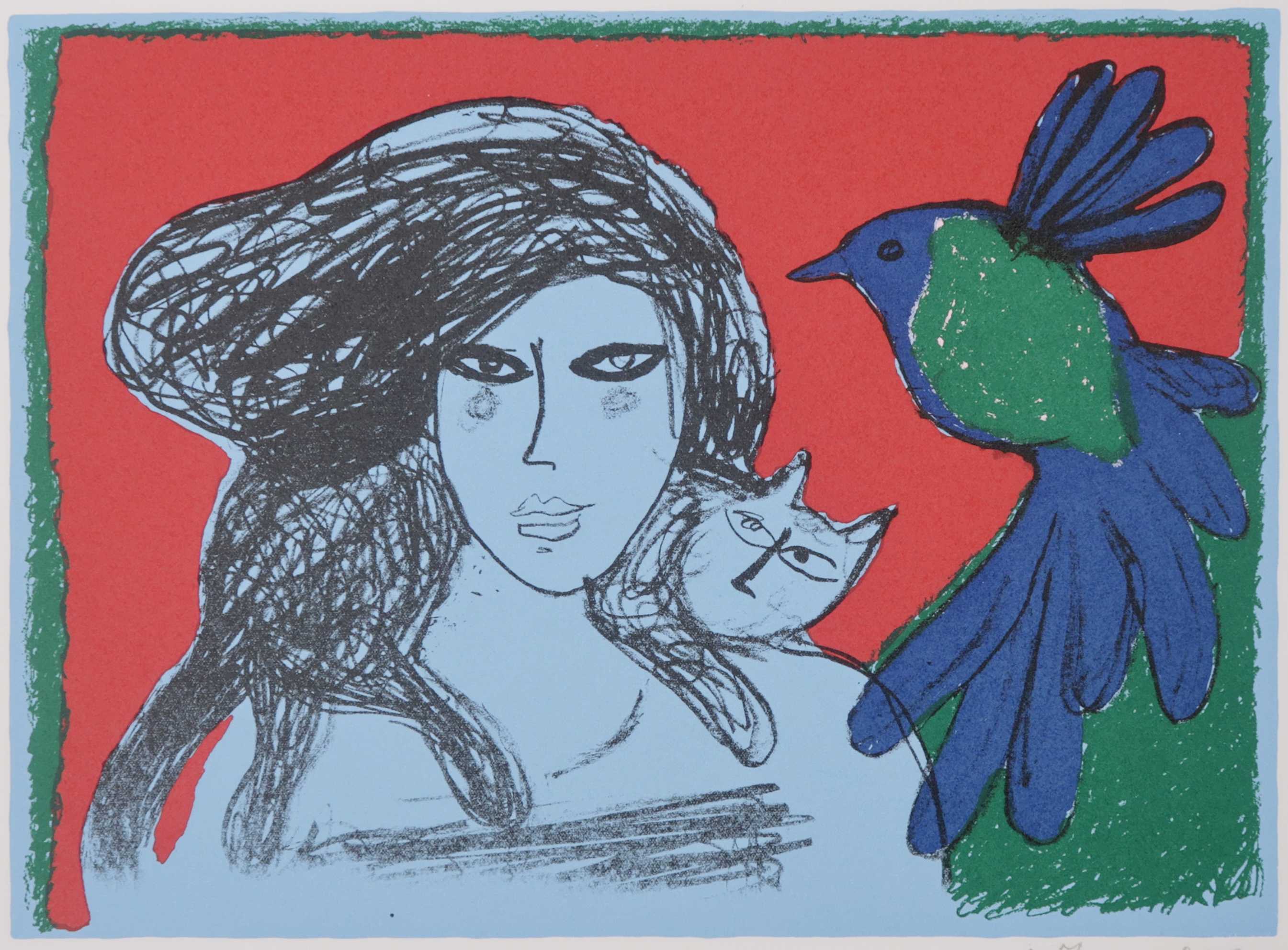 Corneille - Zeefdruk, Hymne á l'ete verkocht voor € 100!