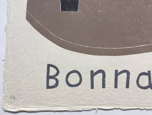 Klaas Gubbels - houtdruk ‘Bonnard’ - 2010 - oplage 22/25. kopen? Bied vanaf 375!