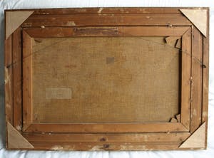 Johan Hendrik Kaemmerer - Olieverf op doek , Melkbocht bij boerderij – ingelijst – 70 x 100 cm kopen? Bied vanaf 200!