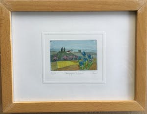 Giorgio Ferrari - Campagne Toscane | Lot van 3 ingekleurde etsen kopen? Bied vanaf 50!