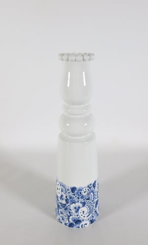 Marcel Wanders - Porseleinen vaas met parelrand en Delfts blauw decor kopen? Bied vanaf 1!