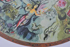 Marc Chagall - Plafond van de Opéra Garnier, lithografie kopen? Bied vanaf 100!
