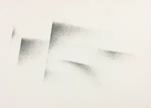 Jan Riske - Inkttekening, Abstracte compositie - Ingelijst kopen? Bied vanaf 1!