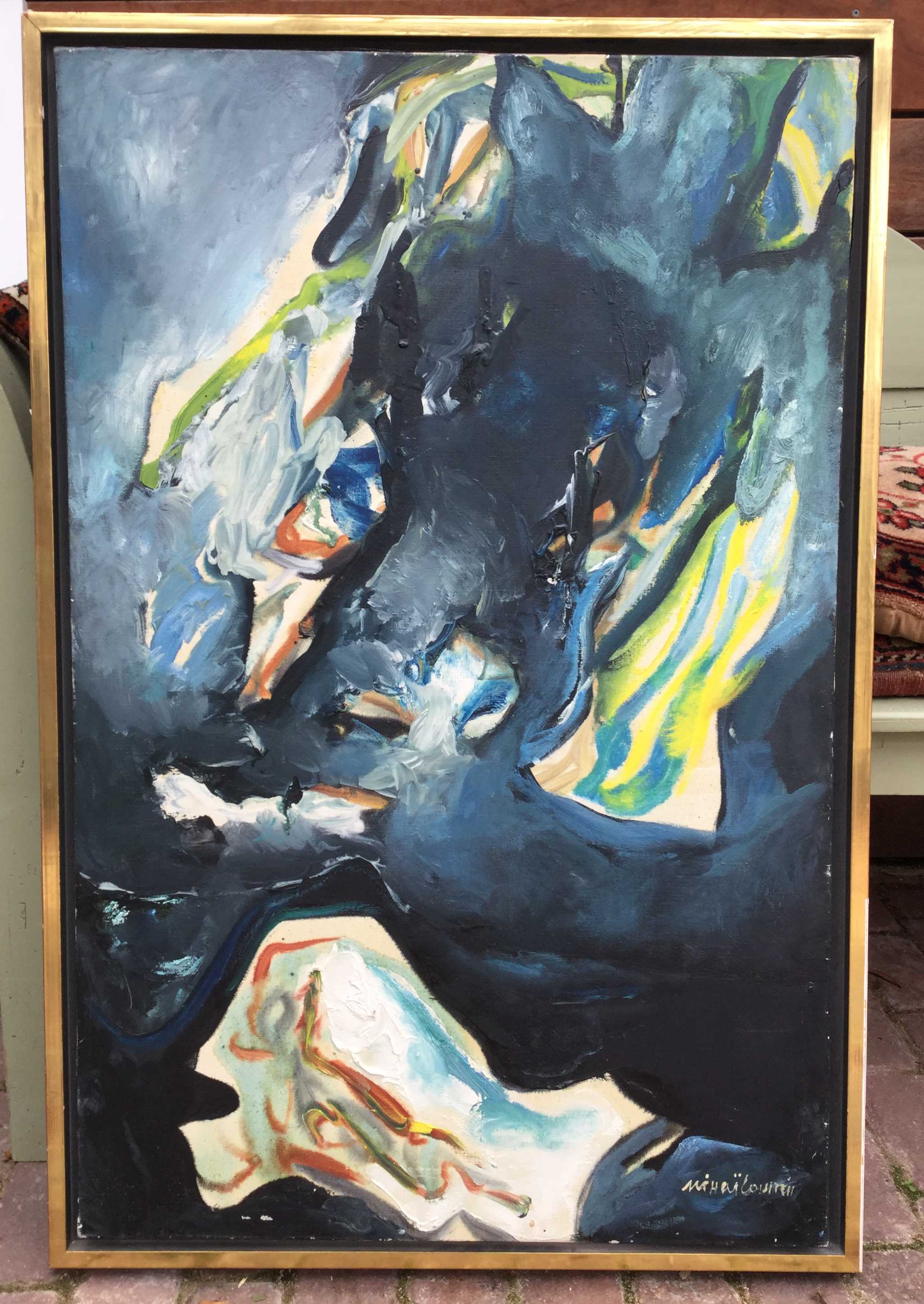 Niet of onleesbaar gesigneerd - C2568-10 - Abstracte compositie kopen? Bied vanaf 1!